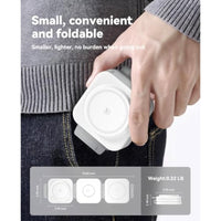 3in 1 Charging Station for Apple Multiple Devices Foldable Magnetic Fast Wireless Charger Dock Travel Charging Pad for iPhone 17 16 15 14 13 Pro Max Plus Apple Watch Series and AirPods 4/3/2/Pro, Workspace Accessory, Desk Organizer, Foldable Design